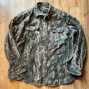 Vintage camouflage flannel